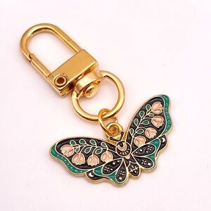 CELESTIAL TULIP | Moth Bag Charm | Keychain | Zipper Pull (Brand New!) 🌷